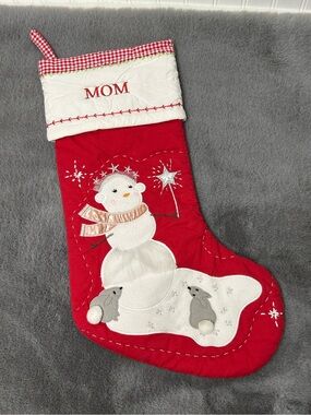 Pottery Barn Kids snowman stocking